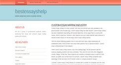 Desktop Screenshot of bestessayshelp.org